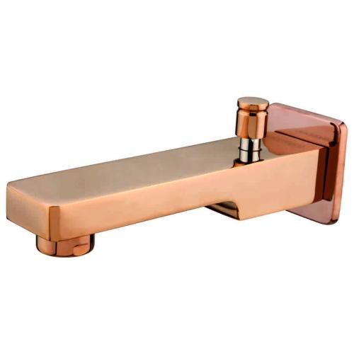  Wall Spout Tip Ton for Hand Shower with Wall Flange  Rose Gold